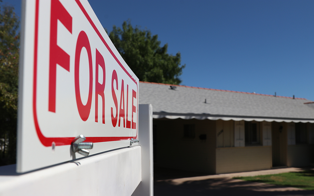 A home for sale in the Ashby Acres community in Phoenix on Sept. 6, 2023. (Photo by Kevinjonah Paguio/Cronkite News)