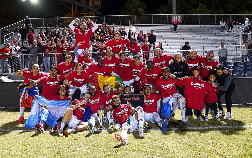 Phoenix Rising FC is set to clash with Charleston Battery in the 2023 USL Championship Final after surviving late-game drama on the road this postseason. (Photo courtesy of Phoenix Rising FC)