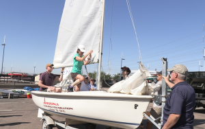 The Arizona Sailing Foundation has helped people of all ages learn to sail in the desert since 1958, mostly on Tempe Town Lake and Lake Pleasant. (Photo by Sydney Witte/Cronkite News)