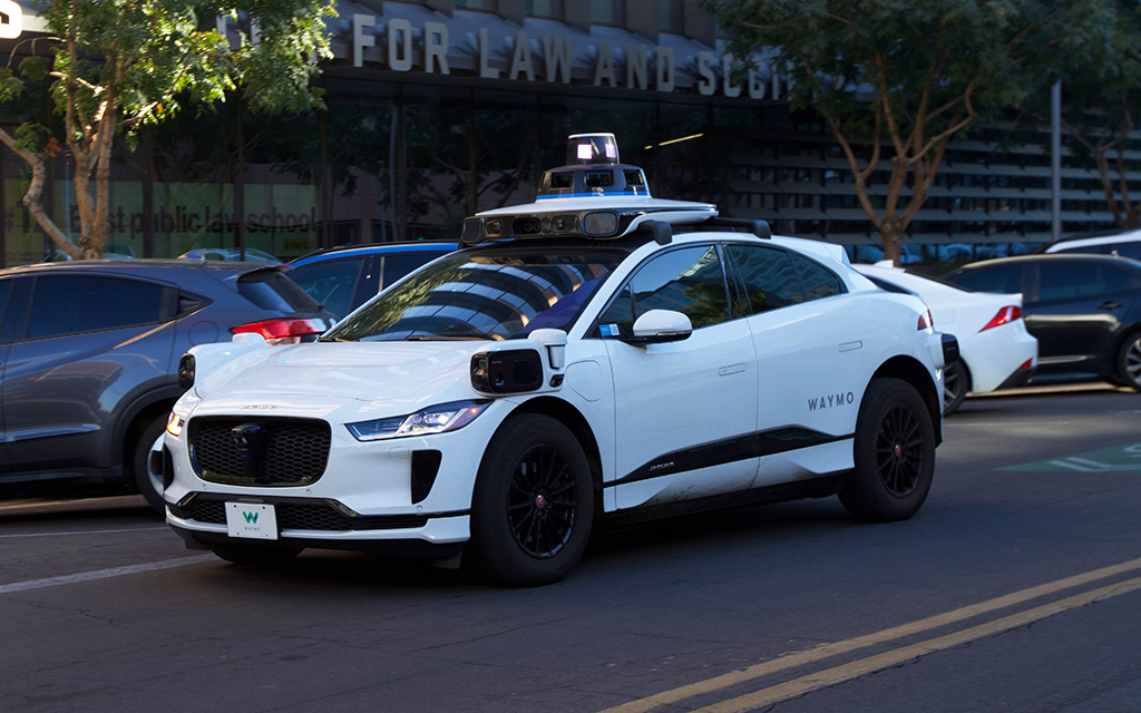 Uber customers can now get matched with a fully autonomous, all-electric Waymo vehicle if they call an Uber for a ride within the 225 square miles of the Valley currently served by Waymo. (Photo by Hunter Fore/Cronkite News)
