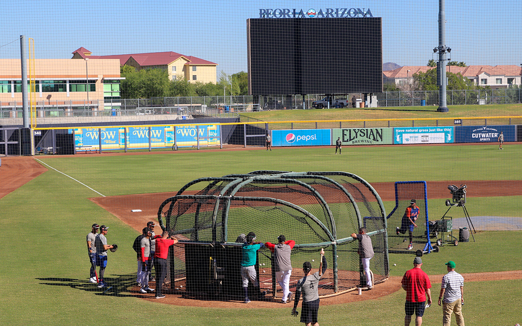 In the Arizona Fall League, the desert becomes a proving ground for aspiring MLB players and the bridge to the big leagues. (File photo by Austin Ford/Cronkite News)