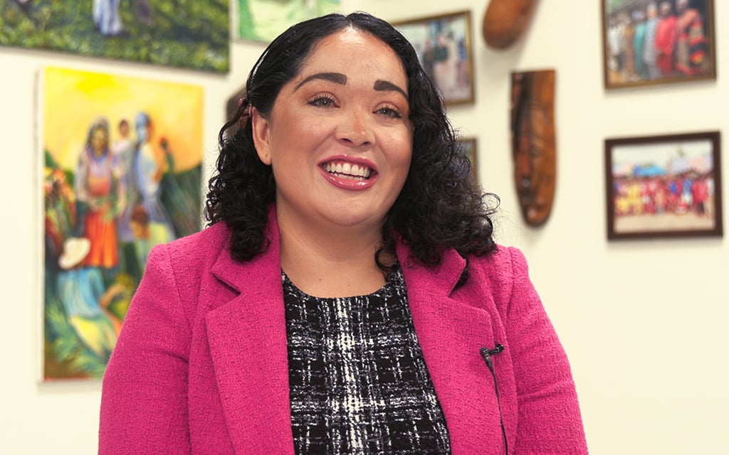 Briana Felix is the executive director of the National Alliance on Mental Illness Southern Arizona, an organization that helps connect those affected by mental illness and their families to free resources like educational programs and support groups. (Photo by John Leos/Cronkite News)