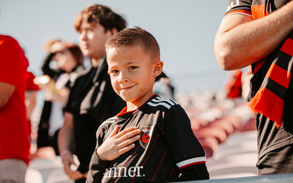 With a focus on player development and community engagement, Phoenix Rising FC Youth Soccer continues to inspire the next generation of soccer stars in Arizona. (Photo courtesy of Phoenix Rising)