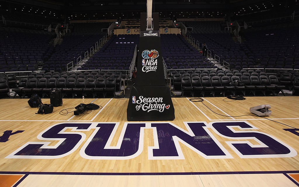 The Phoenix Suns unveil details of the team's forthcoming G League franchise, as owner Mat Ishbia continues to execute his vision for the organization. (Photo by Christian Petersen/Getty Images)