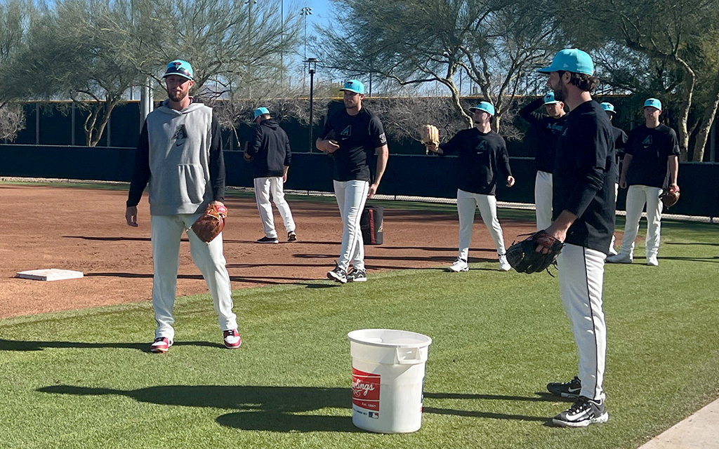 Fresh off their surprising World Series run, the Arizona Diamondbacks have invested in their promising young core, including players like Zac Gallen. (Photo by Josh Amick/Cronkite News)