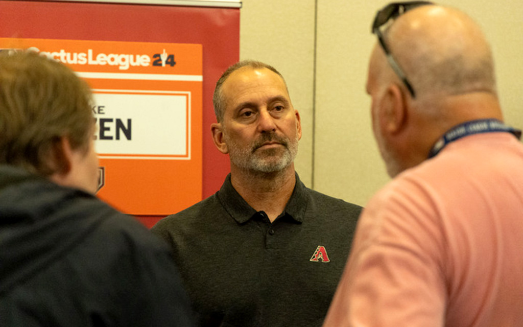 Diamondbacks manager Torey Lovullo said he has “a lot of hope” for the team to repeat its success in 2023. (Photo by Joseph Eigo/Cronkite News)