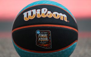 College basketball fans can flock to downtown Phoenix to see the Coca-Cola bracket as the city gears up to host the NCAA Men’s Final Four. (Photo by Ethan Briggs/Cronkite News)