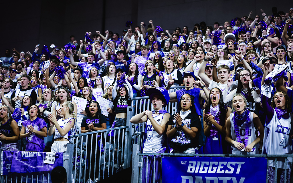 Expect the GCU student section to travel for the Lopes' first-round NCAA Tournament matchup Friday against Saint Mary's. (Photo by Dominic Contini/Cronkite News)