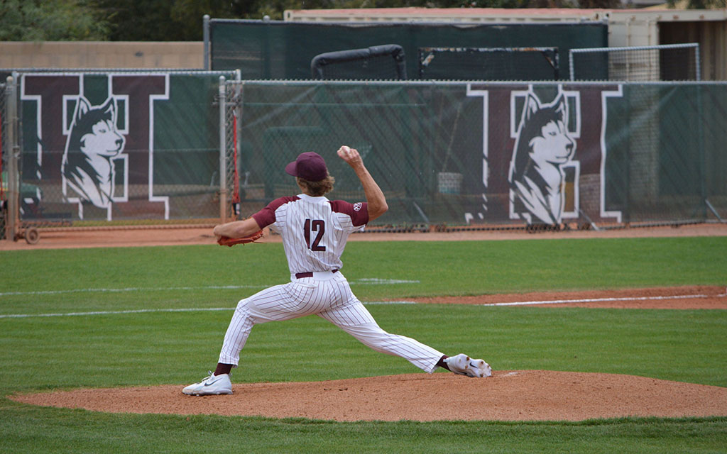 After Hamilton lost its best three pitchers from last season, Cade Burghardt & Co. looks to fill the void in pursuit of a third straight state title. (Photo courtesy of Hamilton High School)