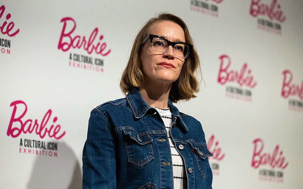 The “Barbie: A Cultural Icon” exhibition’s presentation at the Phoenix Art Museum is coordinated by Helen Jean, the Jacquie Dorrance Curator of Fashion Design at Phoenix Art Museum. Photo taken in Phoenix on Feb. 21, 2024. (Photo by Emily Mai/Cronkite News)