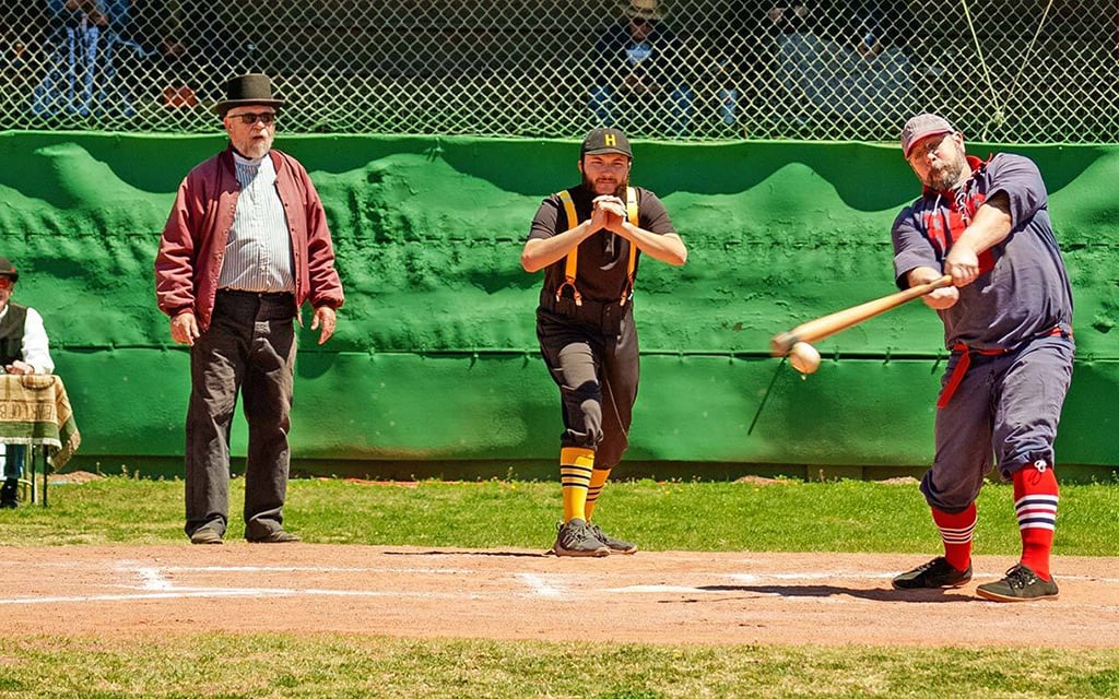 The Arizona Vintage Base Ball League isn’t your traditional baseball league. It plays with rules from the 1860s in order to preserve the game’s rich history. (Photo courtesy of Paul “Bucky” Biwer)
