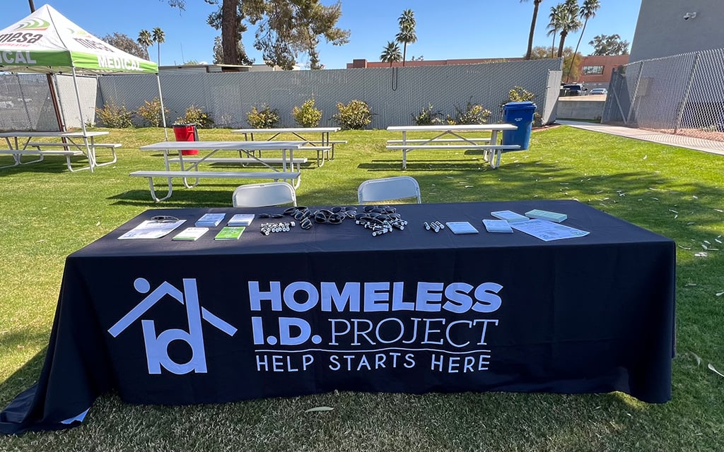 The Homeless ID Project aims to end homelessness through providing ID replacement services to eliminate barriers many unhoused individuals face to accessing housing, jobs and essential services. (Photo courtesy of the Homeless ID Project)