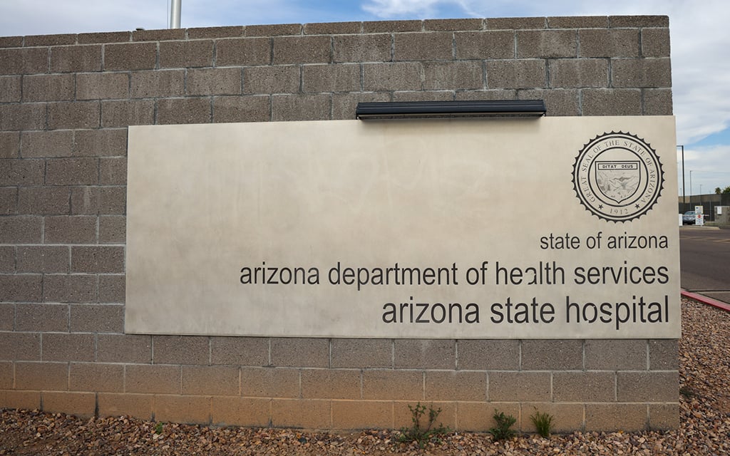 The Arizona Department of Health Services’ Arizona State Hospital in Phoenix provides “the highest and most restrictive” level of care in the state, according to AZDHS. (Photo by Crystal Aguilar/Cronkite News)