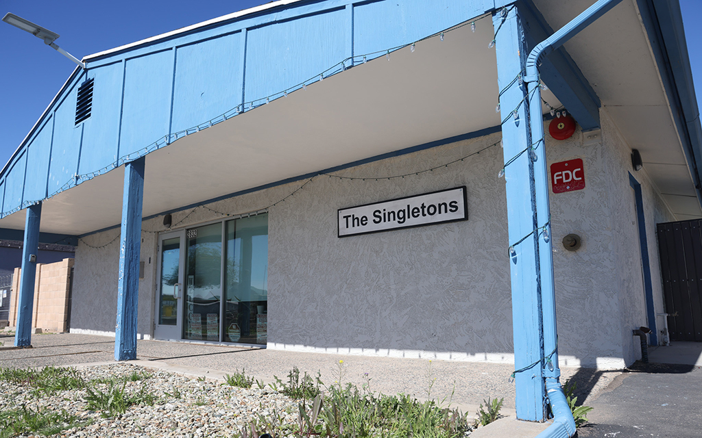 The Singletons building is where the nonprofit holds events monthly for cancer warriors and survivors. Photo taken on Feb. 17, 2024, in Phoenix. (Photo by Mariah Temprendola/Cronkite News)