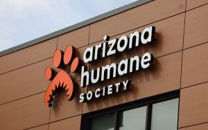 The Arizona Humane Society Papago Park Campus recently opened at 5501 E. Van Buren St. in Phoenix. Photo taken on March 14, 2024. (Photo by Crystal Aguilar/Cronkite News)