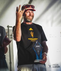 ASU triathlon coach Cliff English is a pioneer in growing the sport at the collegiate level, helping guide it to become an official NCAA sport. (Photo courtesy of Sun Devil Athletics)