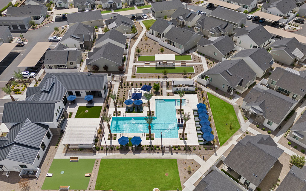 Mark-Taylor’s EVR Spur Cross build-to-rent community is in Queen Creek. (Photo courtesy of Mark-Taylor Investment Management)