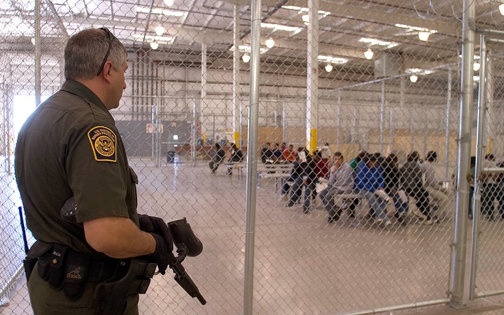 Migrants are placed in holding facilities before they are returned to Mexico. (Photo courtesy of U.S. Customs and Border Protection)