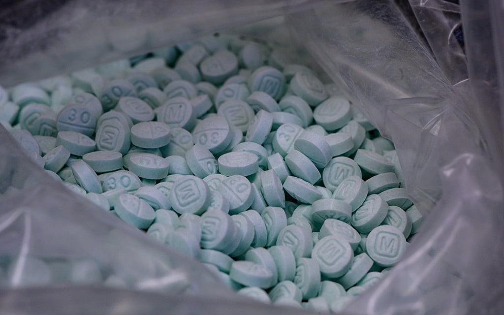 Fentanyl-related overdose deaths have increased drastically in the U.S. since 2014. The National Institute on Drug Abuse reported almost 74,000 deaths in 2022. (Photo courtesy of U.S. Drug Enforcement Administration)