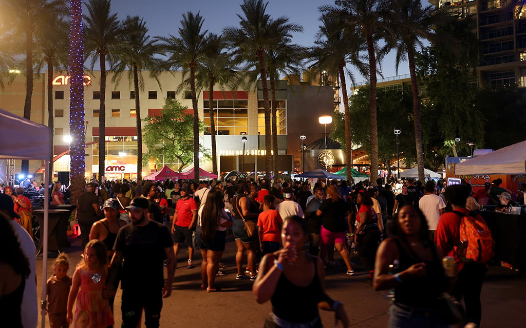 The Juneteenth Block Party at Centerpoint on Mill, in Tempe, on June 15. (Photo by Stella Subasic/Cronkite News)