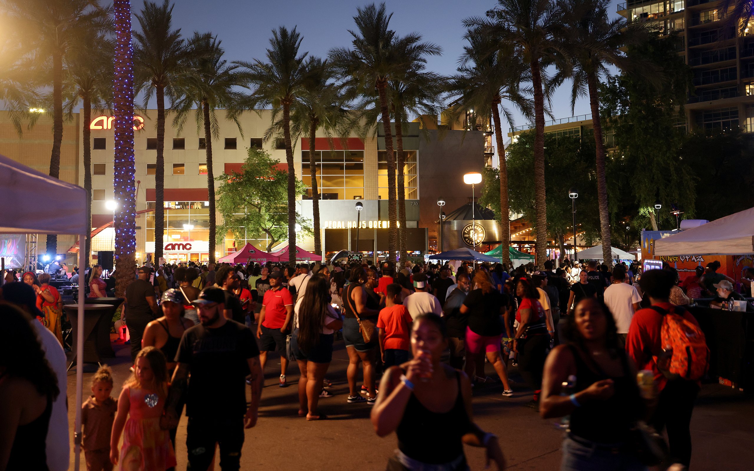 The Juneteenth Block Party at Centerpoint on Mill, in Tempe, on June 15. (Photo by Stella Subasic/Cronkite News)
