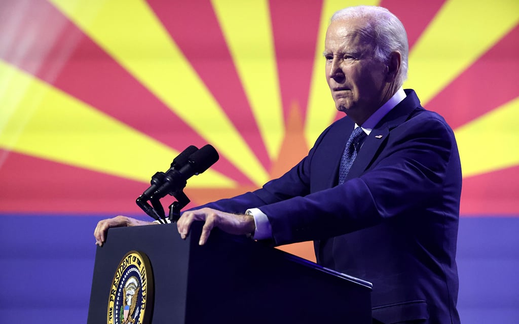 Biden’s Arizona firewall starts to crack as oldest Democratic delegate in the state calls for him to quit presidential race