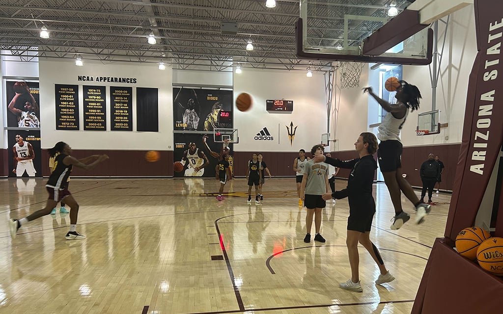 Five-star recruit Jayden Quaintance headlines ASU's impressive 2024 recruiting class as the Sun Devils prepare for their Big 12 debut. (Photo by Dylan Slager/Cronkite News)