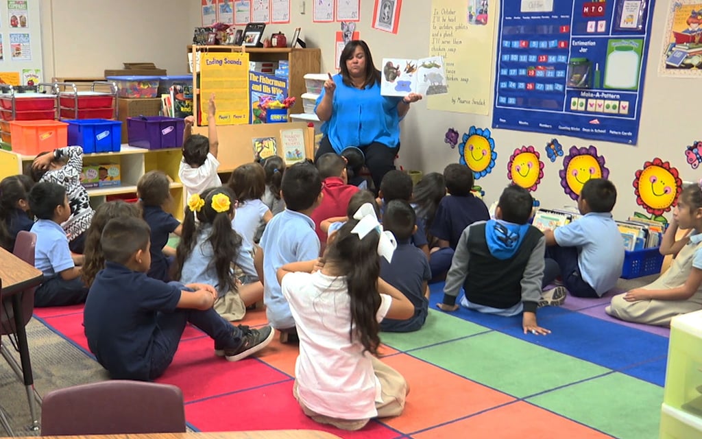 Michelle Doherty, the 2017 Arizona Teacher of the Year, said students make teaching rewarding but the low pay for Arizona teachers can frustrate some and spur them to leave the profession. (File photo by Blakely McHugh/Cronkite News)