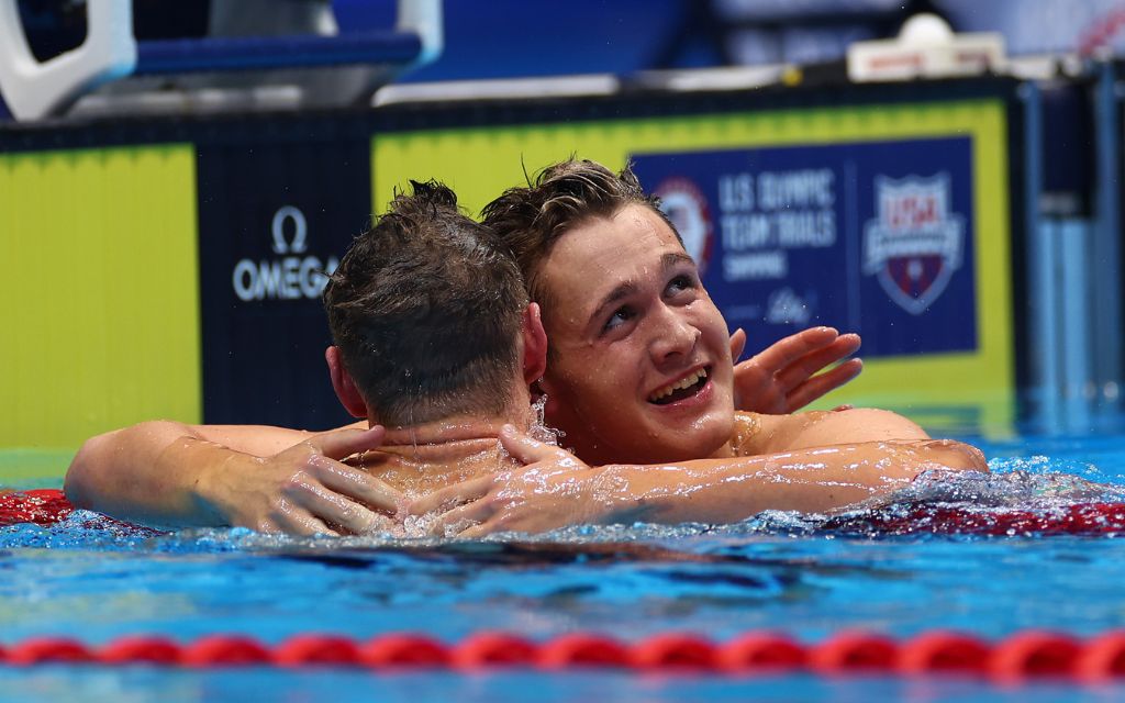 The hard work Keaton Jones put in with the Valley's Swim Neptune paid off and the 19-year-old will showcase his skills in the Paris Games. (Photo by Al Bello/Getty Images)