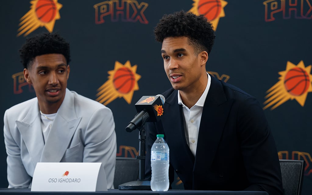 ‘A true teammate’: Shaped by his mother’s influence, Oso Ighodaro brings selfless spirit to Phoenix Suns