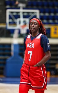 Kahleah Copper has burst onto the scene with the Phoenix Mercury and hopes to help Team USA women's basketball win its eighth consecutive gold medal. (Photo by Spencer Barnes/Special for Cronkite News)