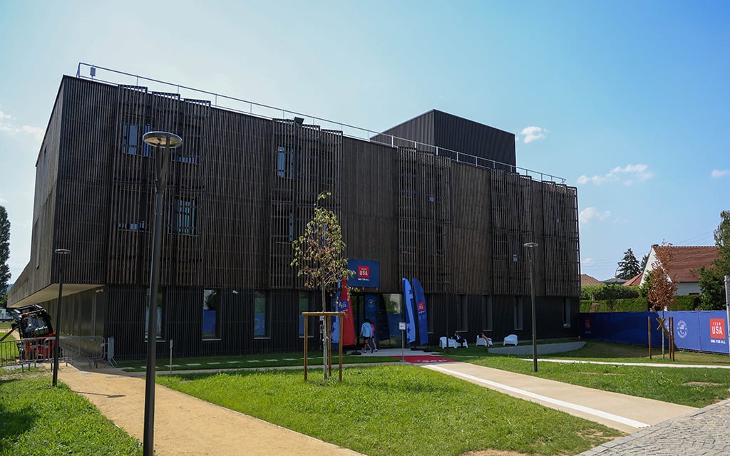 The USOPC high performance center is devoted to giving Team USA athletes and staff the best possible performance support and services during the Olympic and Paralympic Games in Paris in 2024. (Photo by Spencer Barnes/Special for Cronkite News)