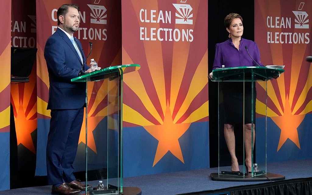 Fact-checking the Arizona Senate debate between Ruben Gallego and Kari Lake