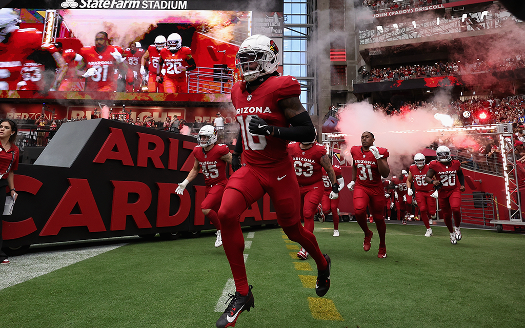 The Melton brothers, Bo and Max, bring their sibling rivalry to the NFL for the first time Sunday when the Arizona Cardinals travel to face the Green Bay Packers. (Photo by Christian Petersen/Getty Images)