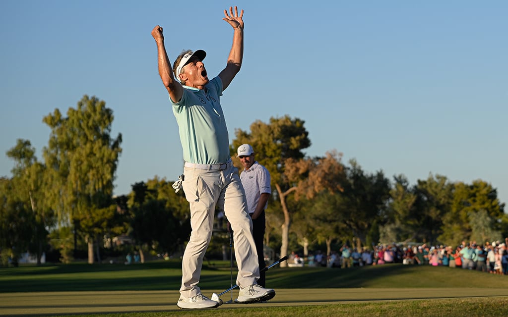 Drama on 18: Bernhard Langer’s clutch putt wins Schwab Cup Championship; Steven Alker secures season points title