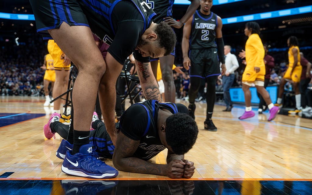 ‘We’ll be better’: GCU men’s basketball remains optimistic despite Hall of Fame Series loss in Tyon Grant-Foster’s return