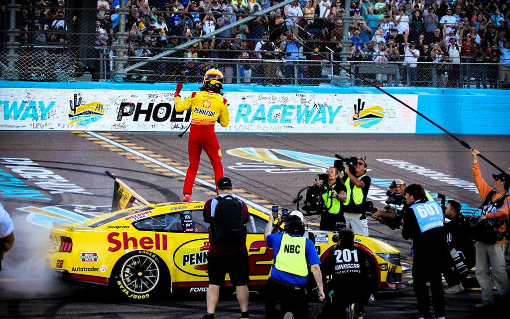 Joey Logano’s wild ride of a season ends with NASCAR Cup Series championship