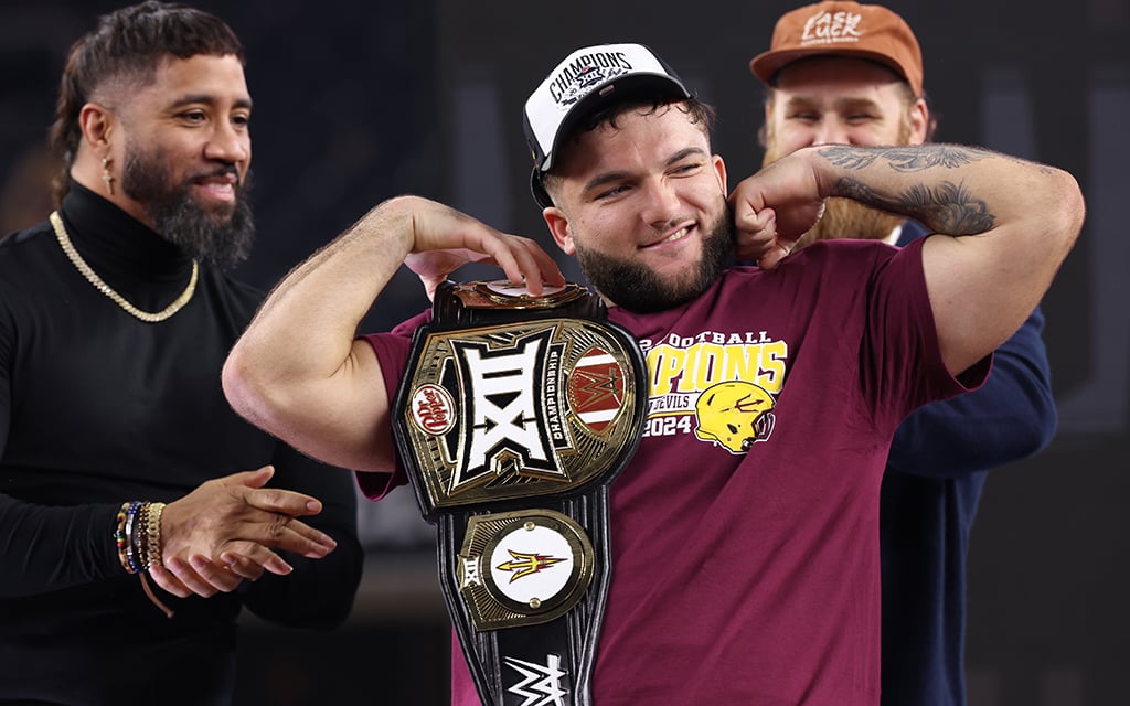 They are the champions, my friend: ASU football wins Big 12 title, awaits CFP fate